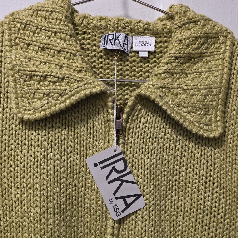 IRKA Olive Knit Cardigan